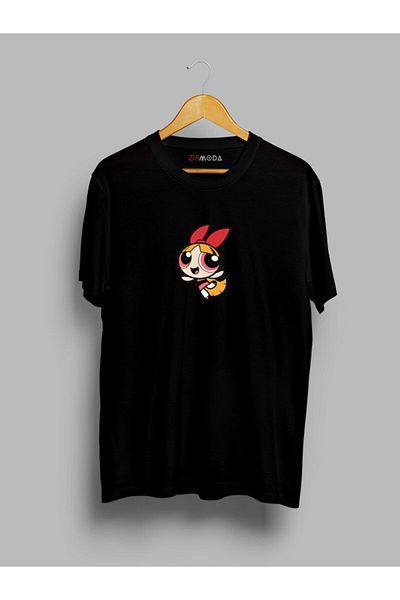 Pisa Art Μπλουζάκι μπλουζάκι με στάμπα με σχέδιο Powerpuff Girls Blossom