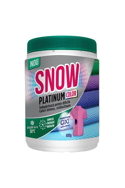 Snow Pudra pentru indepartarea petelor Snow Platinum Color