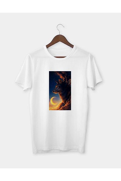 Pisa Art Μπλουζάκι με στάμπα Wolf