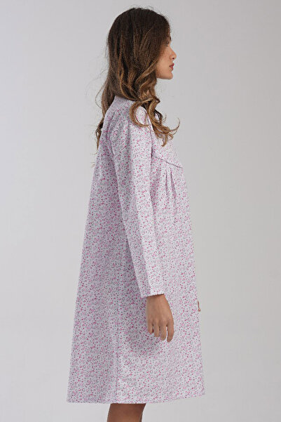 VİENETTA Pamuklu Kadın Uzun Kol Ikı Iplık Gecelik , 161708