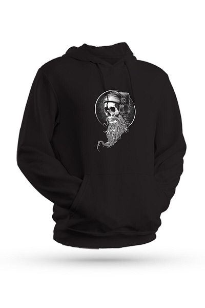 Pisa Art Φούτερ με κουκούλα Unisex με στάμπα Skull Skull