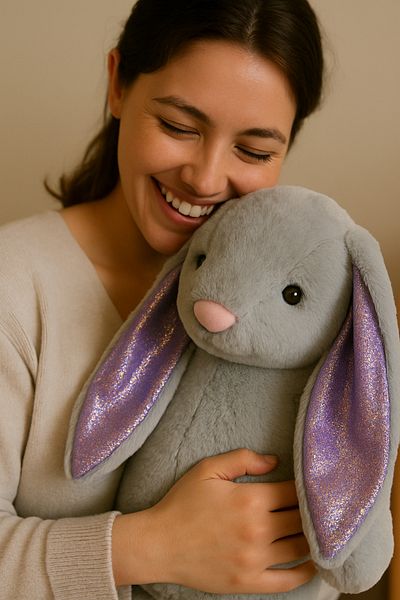 HALEY Long Eared Plush Rabbit Toy |   60 cm Play and Sleep Companion