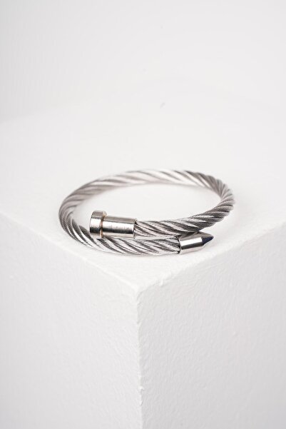 WATCHOFROYAL THICK MATEO SİLVER ÇELİK BİLEKLİK