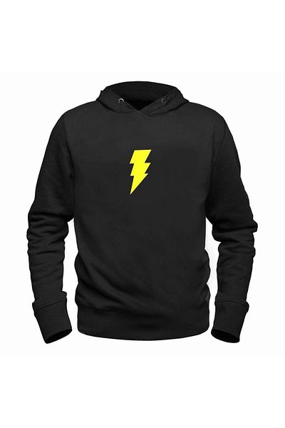Pisa Art Μαύρο φούτερ Black Adam