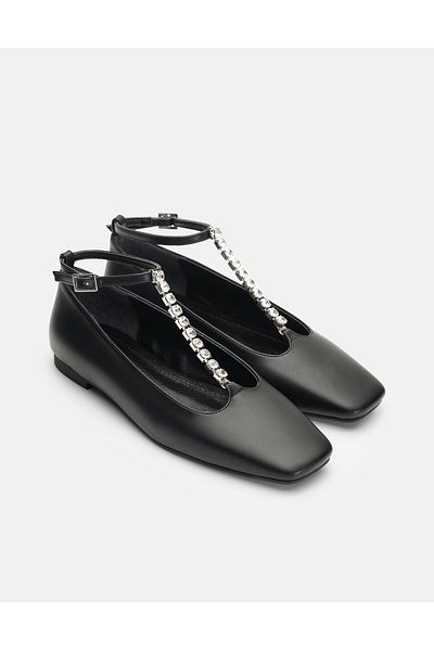 Jorbinol Farma Mid Stone Square Toe Women's Ballerinas