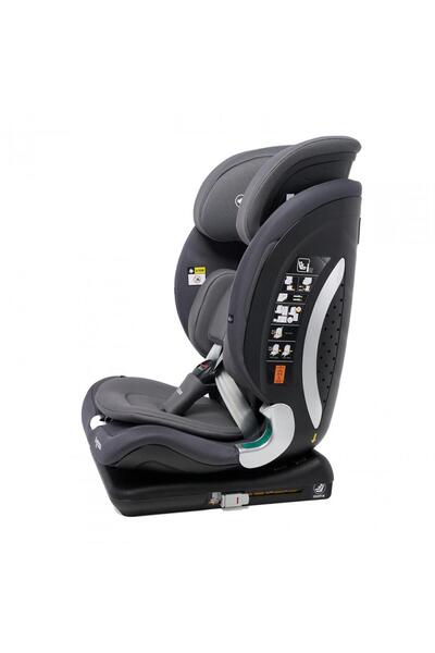 U-Grow Autosedačka, isofix, 76-150 cm, šedá