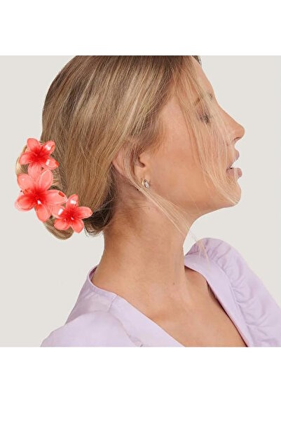 CAŞ DEKORASYON Cataramă cu zăvor cu flori de culoare portocalie