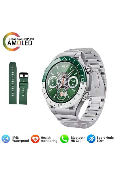 KALOBEE SK 41 Smart Watch 1.53 Inch AMOLED Full Screen GPS with Dual Straps