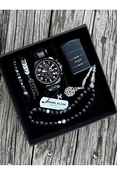 Daniel Klein Rakamlı 2 Yıl Garantili Kol Saati Doğal Taş Tespih Ve Bileklik Ç...