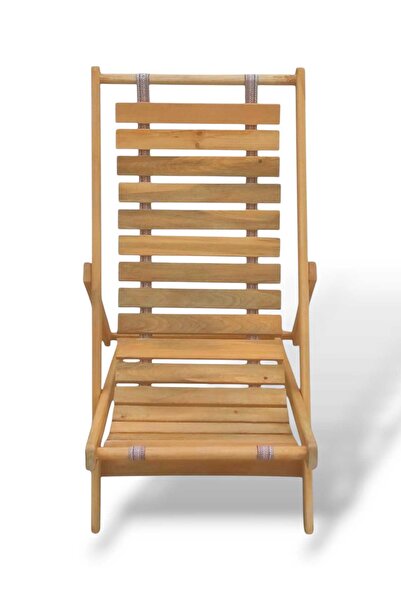 Yonga Ahşap katlanır şezlong sandalye. bahçe. balkon. teras.