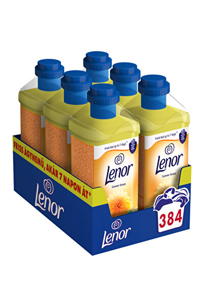 lenor Lenor Summer Breeze Fabric Conditioner, 6x1.6L