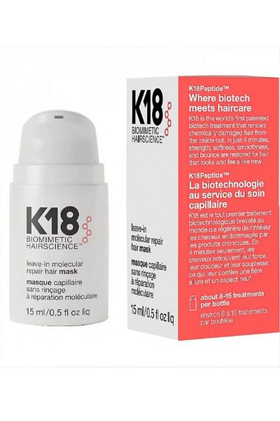 K18 Biomimetic K18 Leave-In Hair Mask 15ml