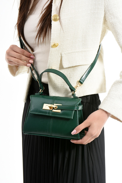 Night حقيبة يد وكتف نسائية من أستازيا موديل أخضر