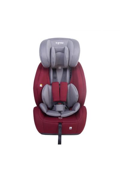 U-Grow Scaun Auto 76-150 cm, isofix/horní popruh, červená