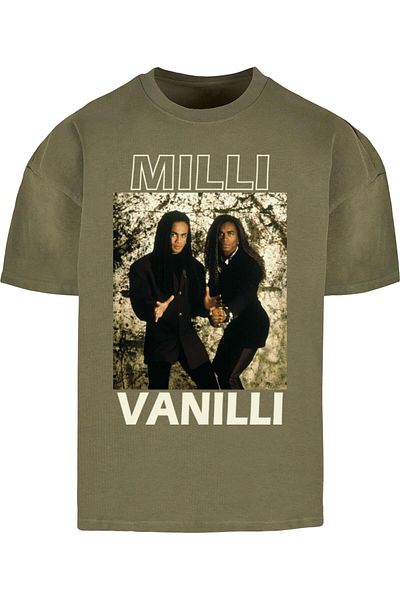 Merchcode Unisex Milli Vanilli - Band Picture 1 Ultra Heavy Tee