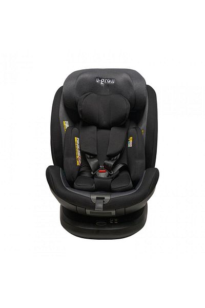 U-Grow 360° rotating car seat, isofix, Black,