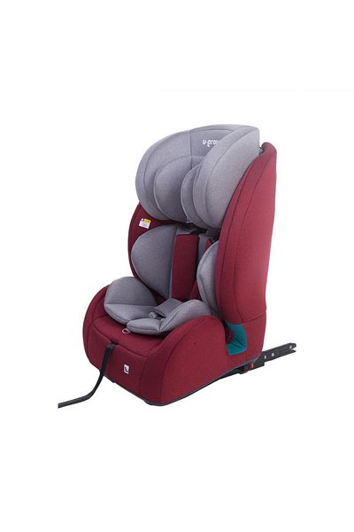 U-Grow Scaun Auto76-150cm, cu sistem isofix/cordon superior, roșu