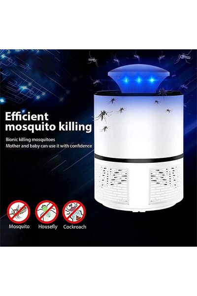 1st USB Electric Mosquito Trap to Attract and Kill Insects - White