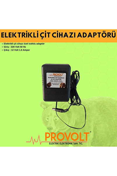 PROVOLT Elektrikli Çit Sistemi Trafolu Adaptör