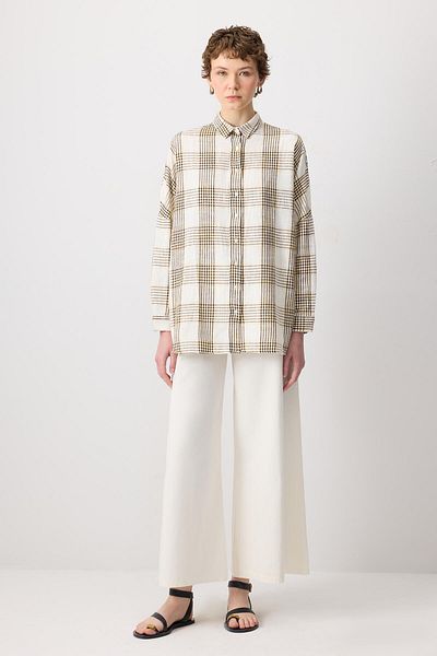 Touché Privé Modest Shirt - Yellow - Oversize