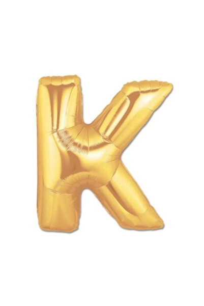 CT STONES Gold Foil Letter K Balloon 1 Meter