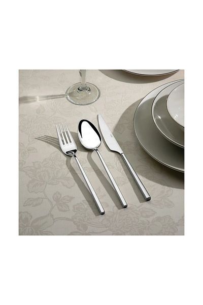 Nehir Gloria 72 Piece Fork Spoon Knife Set Kit 12 Person Stainless Steel