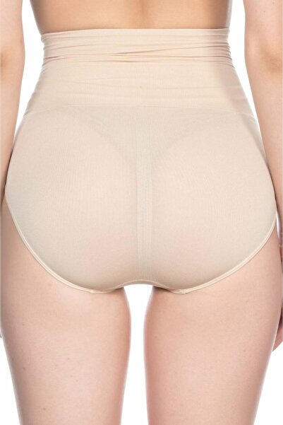 Emay High Waist Seamless Skin Color Pants Corset - 2200