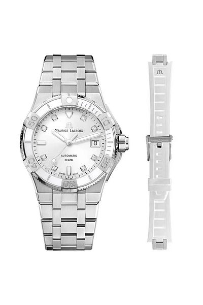 Maurice Lacroix Ml-Al6057Ss00F150-F Women's Diamond Wristwatch and Spare Cord