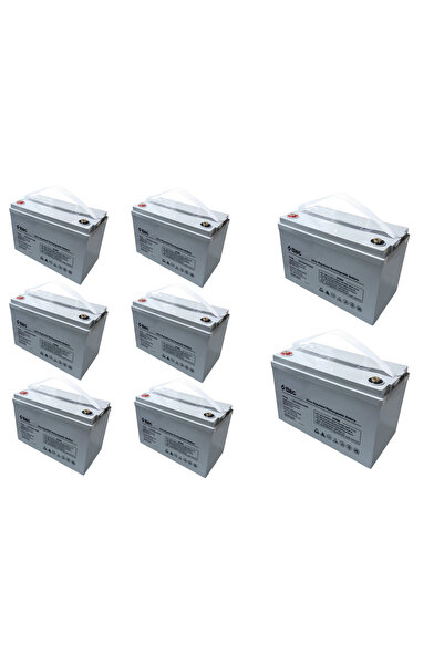Ttec HOBİ BAHÇELERİ İÇİN 12V 100AH JEL AKÜ DEEP CYCLE 8 ADET 2025 ÜRETİM
