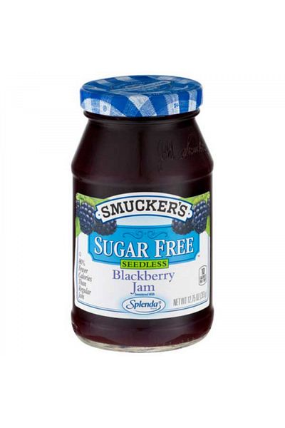 smuckers Pack of 8Sugar-Free Seedless Blackberry Jam