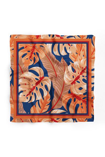 TUA Monstera Dream Pattern Bandana/Scarf