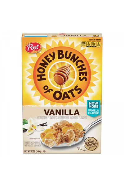 Post Pack of 12Honey Bunches of Oats - Vanilla