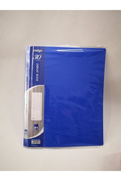 Linea Mavi 30lu Sunum Dosyası Plastik Kapaklı Şeffaf Yapraklı