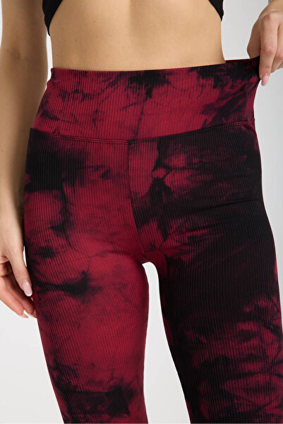 Moda Days Dikişsiz Push-up Toparlayıcı Batik Desen Spor Tayt