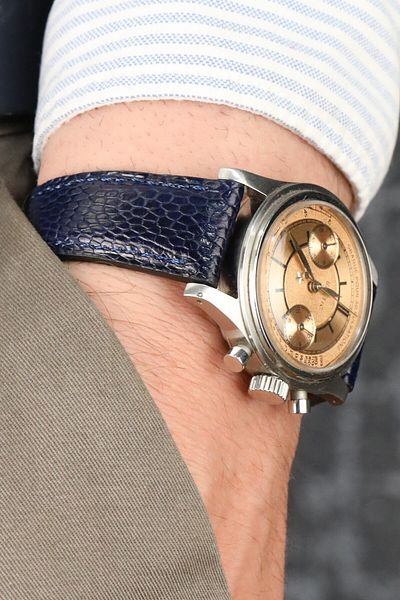 Onywatch 18 mm Leather Watch Band Real Ostrich Skin 18 mm Leather Band 18 mm Watch Strap