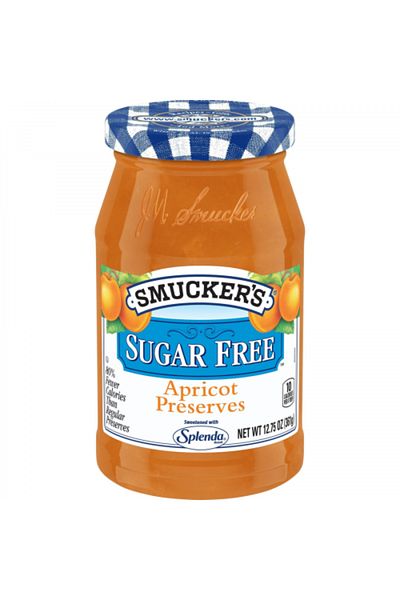 smuckers عبوة من 8 مربى مشمش خالي من السكر