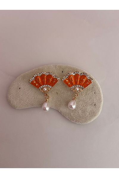 YENGEÇ Fan Model Earrings