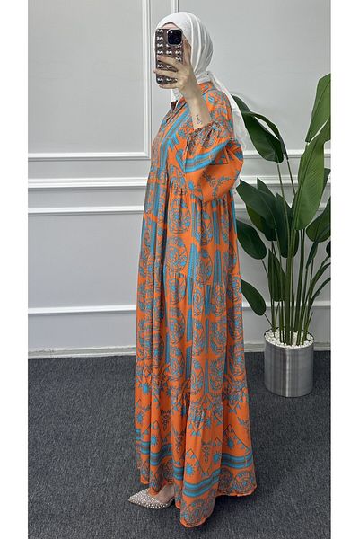 bybaharoz Viscose Dress