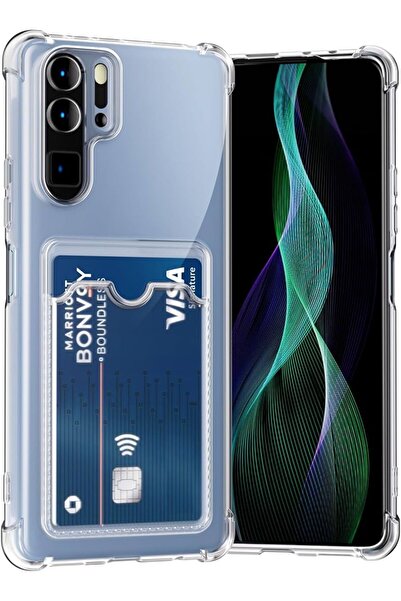 Di Aksesuar Huawei P30 Pro Kartlıklı Şeffaf