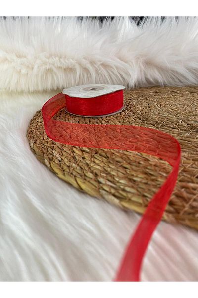 BRAVE TEKSTİL ÜRÜNLERİ 2 cm Ribbon Chiffon Colorful Ribbon 20 Mt.