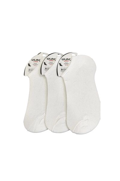 daniel milano Men's Sneaker Socks 3 Pack White