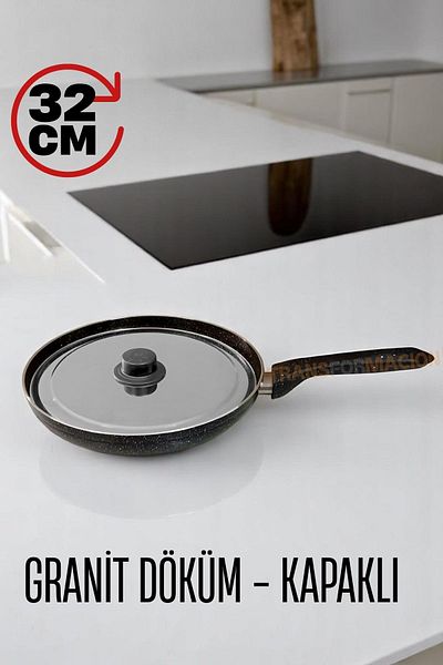 Transformacion Granite Cast Pan Stainless Steel Lid - Non-Stick Base 32 cm 721666