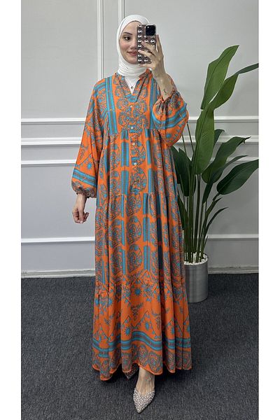 bybaharoz Viscose Dress