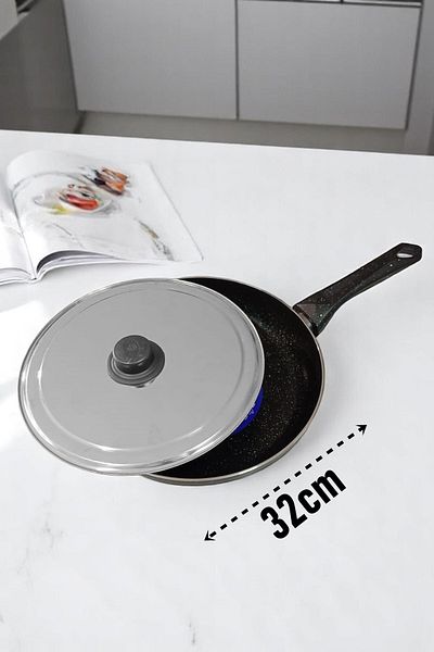 Transformacion Granite Cast Pan Stainless Steel Lid - Non-Stick Base 32 cm 721666