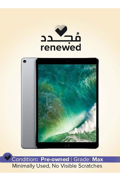 Apple تم تجديده - iPad Pro 2017 (الجيل الأول) 10.5 بوصة 64 جيجابايت واي فاي رمادي فضائي مع FaceTime
