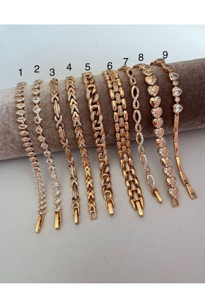 XUPING JEWELRY XUPING BRONZ RENK ÇELİK BİLEKLİKLER