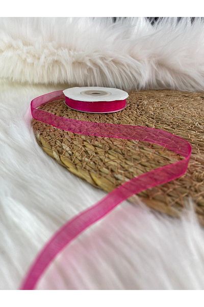 BRAVE TEKSTİL ÜRÜNLERİ 10mm Stripe Chiffon Ribbon 23 Mt.