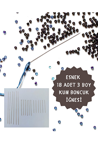 Eskişehir hobi sanat Набір з 18 голками для бісеру Miyuki Peyote, техніка цег...