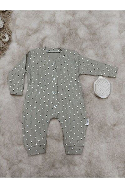 Nayinom papatya baskılı kız bebek tulum