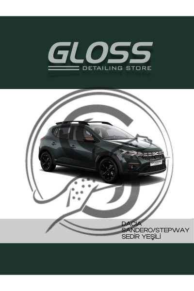 Gloss Detailing Dacia Sandero/Stepway DQK Sedir Yeşili - Çizik Ve Taş izi Gid...